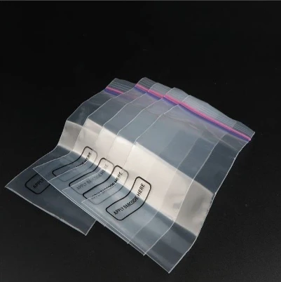 Ziplock Food Packaging Bag Zipper Plastic Bag