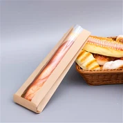 Baguette vrećica za pakiranje prozora od kraft papira